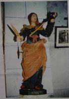 Statue de Sainte Bonnette (Montbonnet, Chapelle St-Roch)